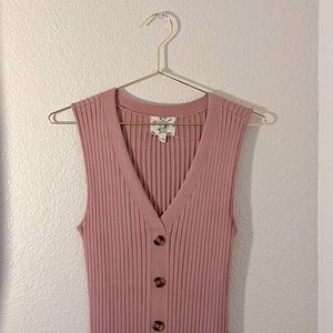 Rose, midi length, size L dress.